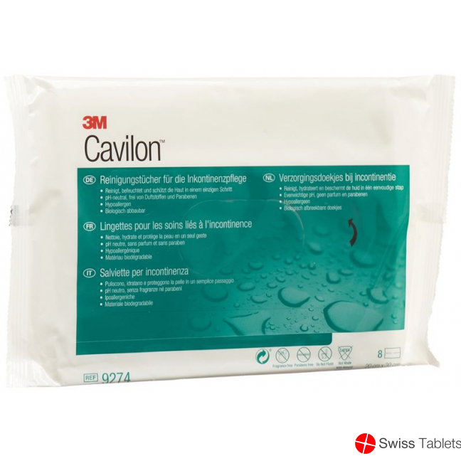 3M Cavilon Reinigungstücher F Inkonti 3in1 8 Stück buy online