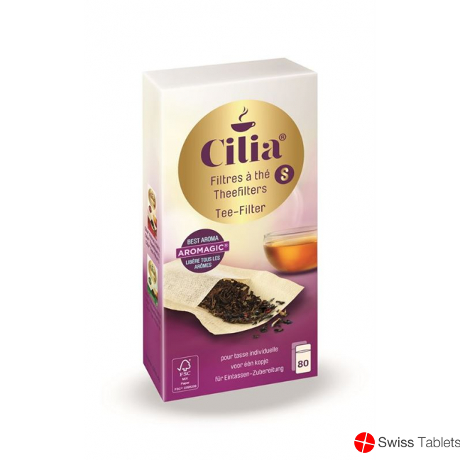 Cilia Teefilter Grösse S 80 Stück buy online