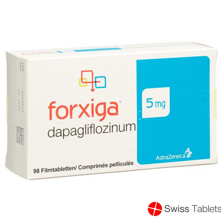 Forxiga Filmtabl 5 mg 98 pcs