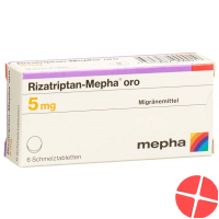Rizatriptan-Mepha oro Schmelztabl 5 mg 6 pcs