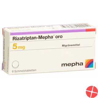 Rizatriptan-Mepha oro Schmelztabl 5 mg 6 pcs