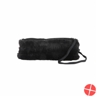 Habibi Plush Muff 31cm Black