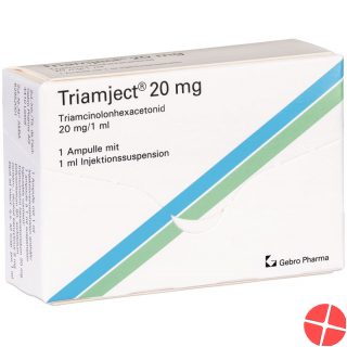 Triamject Inj Susp 20 mg / ml Amp