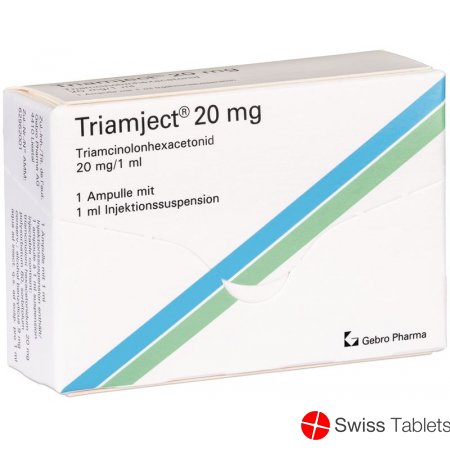 Triamject Inj Susp 20 mg / ml Amp
