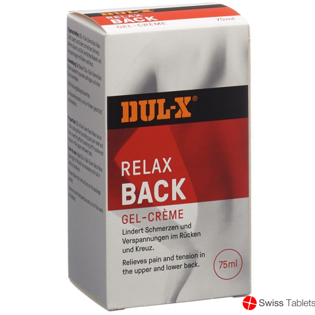 DUL-X Back Relax Gel cream 75 ml