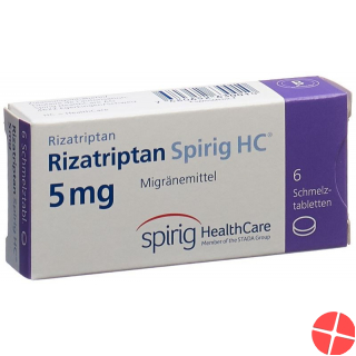 Rizatriptan Spirig HC Schmelztabl 5 mg 6 pcs
