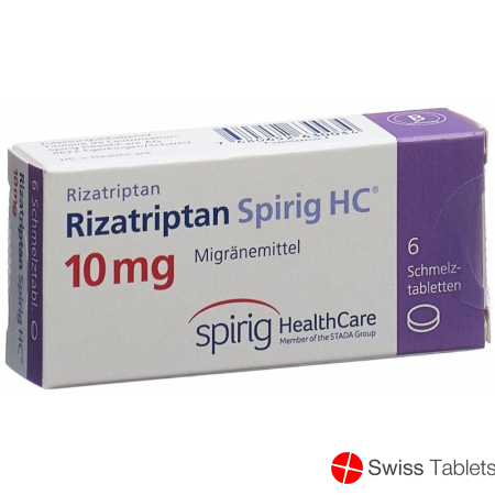 Rizatriptan Spirig HC Schmelztabl 10 mg 6 pcs
