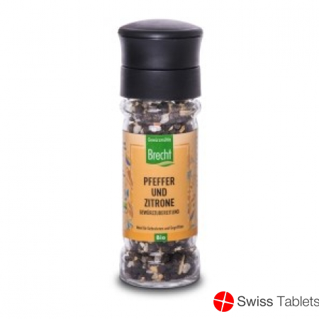 Brecht Pfeffer & Zitrone Bio Mühle 52g buy online