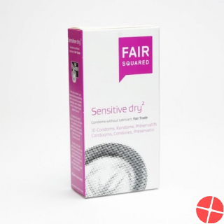 Fair Squared Condom Sensitive Dry vegan 10 pcs