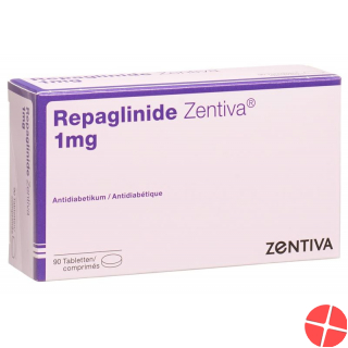 Repaglinide 1 mg tablets Zentiva 90 pcs