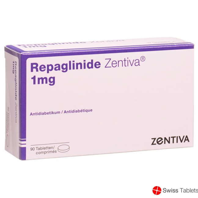 Repaglinide 1 mg tablets Zentiva 90 pcs