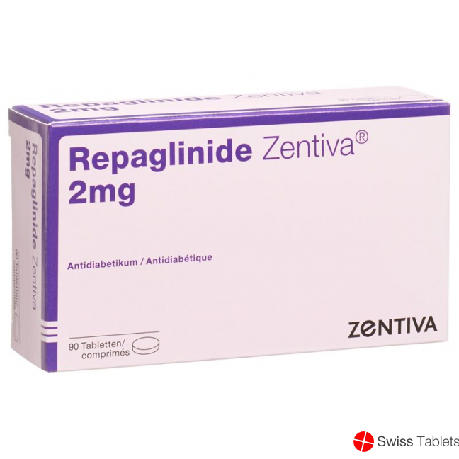 Repaglinide Zentiva tbl 2 mg 90 pcs