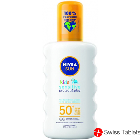 Nivea Sun Kids Protect & Sensitive Sonnenspray LSF 50+ 200ml buy online