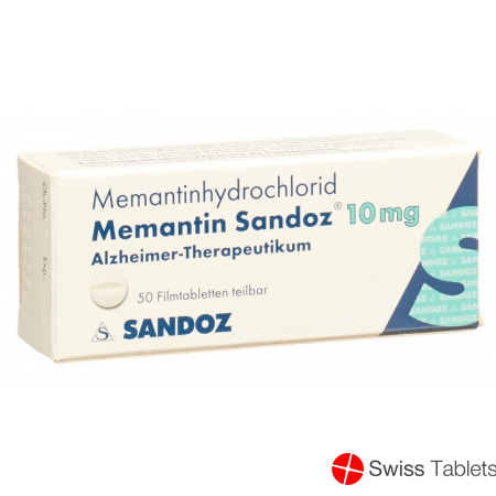 Memantine Sandoz Filmtabl 10 mg 50 pcs