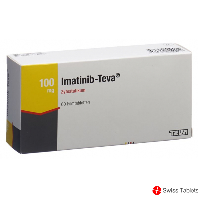 Imatinib Teva Filmtabl 100 mg of 60 pcs