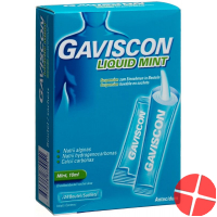 Gaviscon 10 ml 24 bags liquid suspension mint
