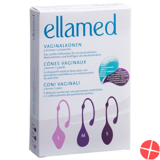ellamed Vaginal 3 forms / 3 3 unit weights