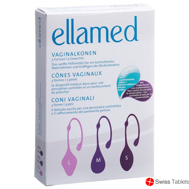 ellamed Vaginal 3 forms / 3 3 unit weights