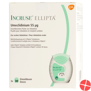 Incruse Ellipta Inh PLV 55 mcg 3 x 30 doses