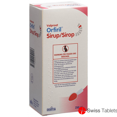 Orfiril syrup 300 mg / 5ml Fl 250 ml