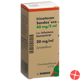 Irinotecan Sandoz eco Inf Konz 40 mg / 2 ml 2 ml Durchstf
