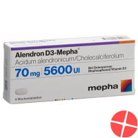 Alendron D3 Mepha week 70/5600 tablets 4 pcs