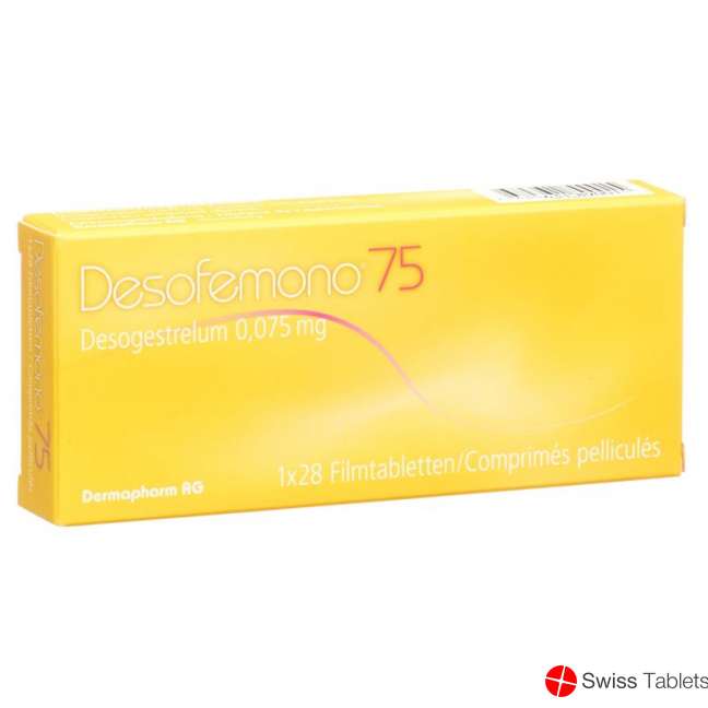 Desofemono Filmtabl 0.075 mg 28 pcs Desofemono Filmtabl 0.075 mg 28 pcs