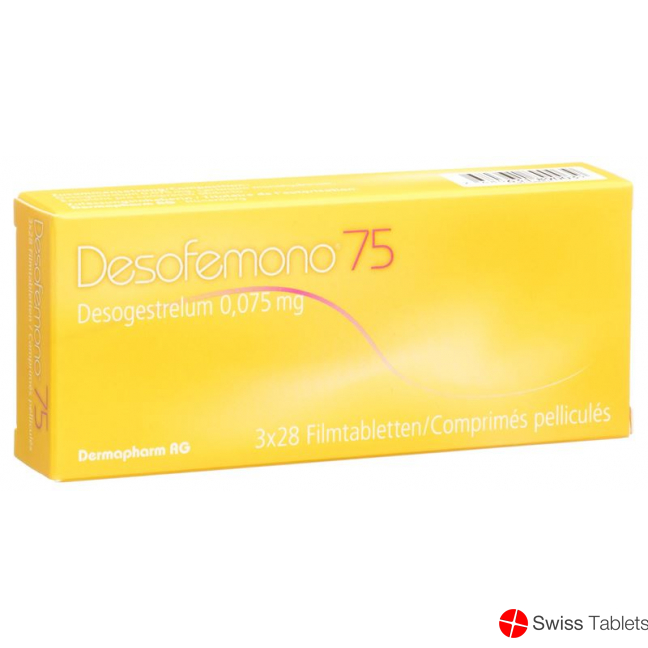 Desofemono Filmtabl 0.075 mg 3 x 28 pcs Desofemono Filmtabl 0.075 mg 3 x 28 pcs