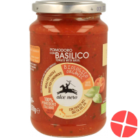 Alce Nero Tomaten Sauce mit Basilikum Glas 350g