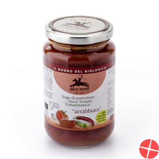 Alce Nero Tomaten Sauce All'arrabbiata Glas 350g