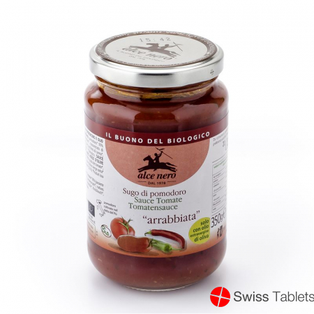 Alce Nero Tomaten Sauce All'arrabbiata Glas 350g buy online