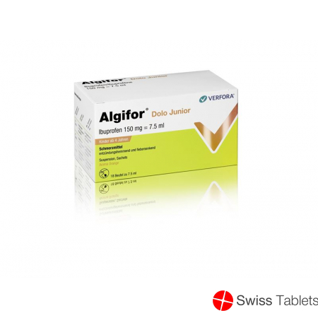 Algifor Dolo Junior Susp 150 mg / 7.5ml 18 Btl 7.5 ml