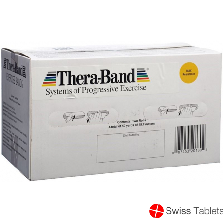 Theraband 45mx12.7cm gold max strong