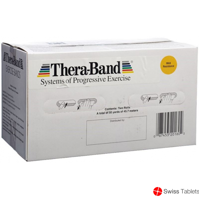 Theraband 45mx12.7cm gold max strong