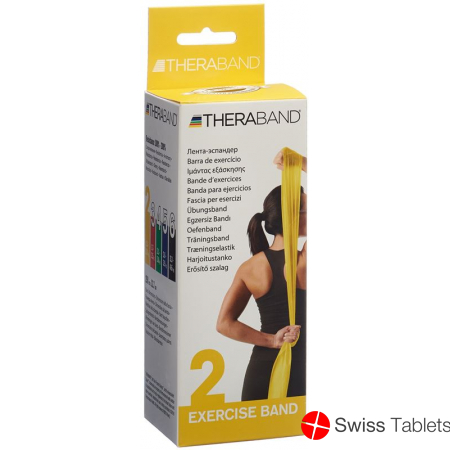 Theraband 2.5mx12.7cm yellow light