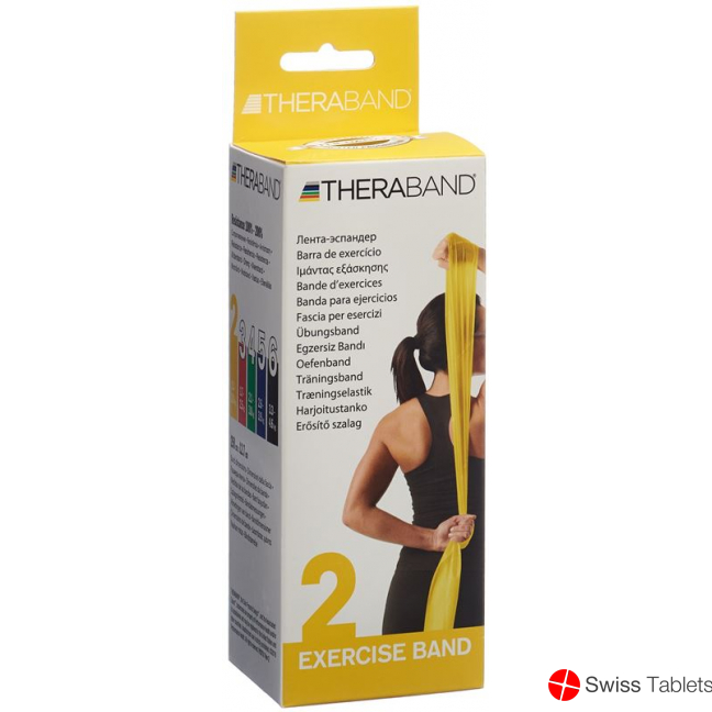 Theraband 2.5mx12.7cm yellow light