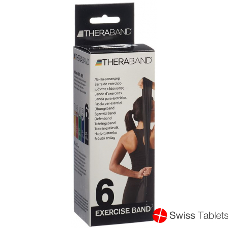 Theraband 2.5mx12.7cm black special strong