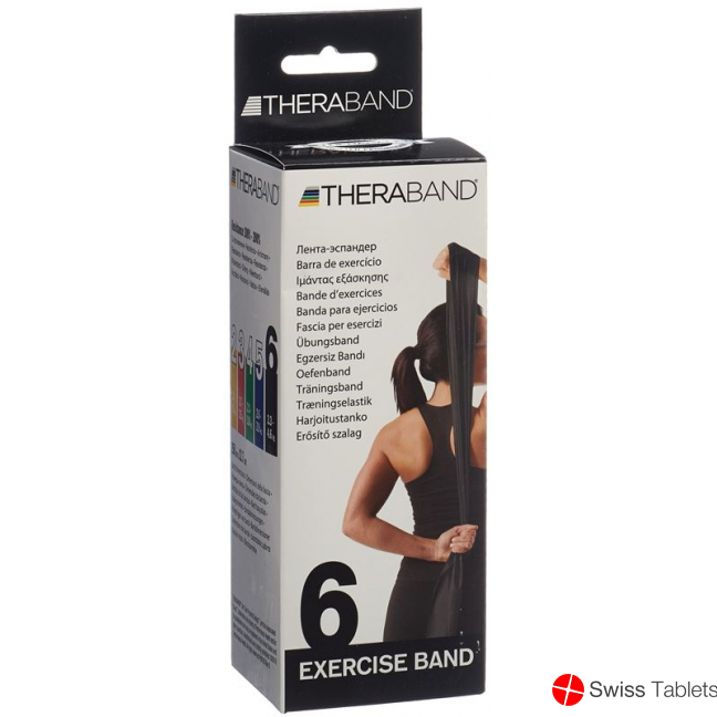 Theraband 2.5mx12.7cm black special strong