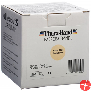 Theraband 45mx12.7cm extra light beige