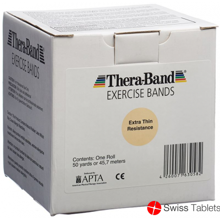 Theraband 45mx12.7cm extra light beige