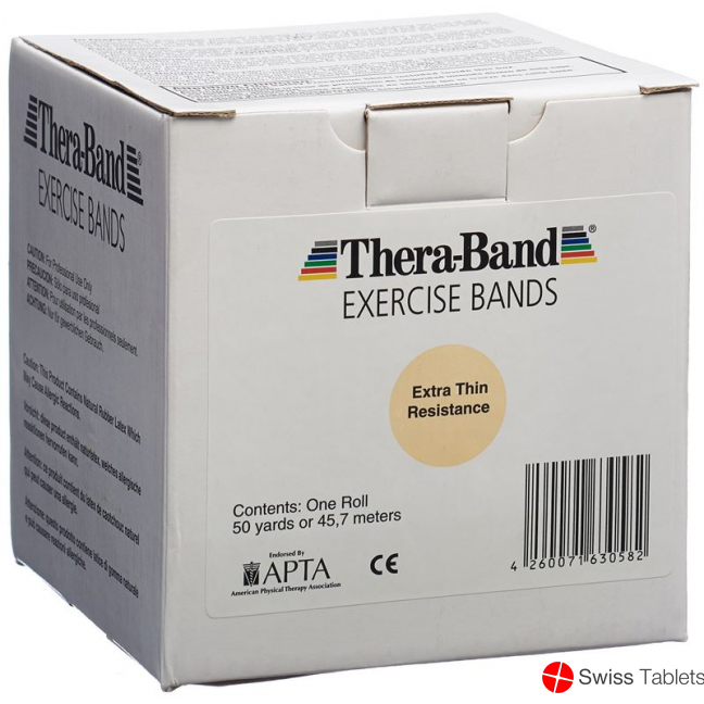 Theraband 45mx12.7cm extra light beige