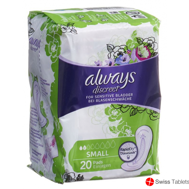 always Discreet incontinence Small 20 pcs