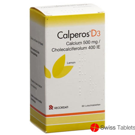 Calperos D3 Lutschtabl lemon Ds 60 pcs
