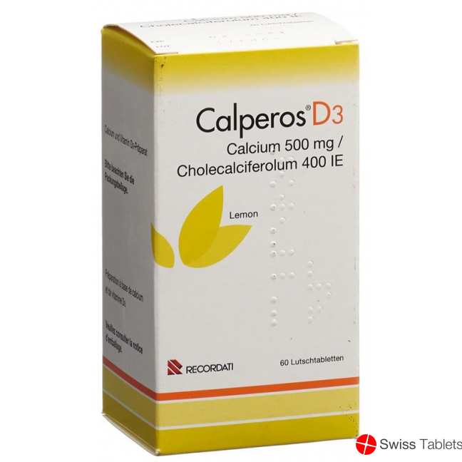 Calperos D3 Lutschtabl lemon Ds 60 pcs