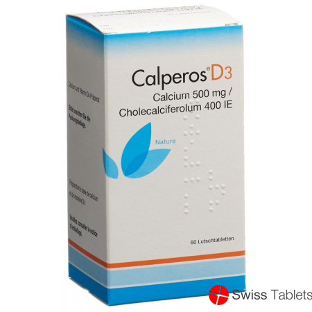 Calperos D3 Lutschtabl nature Ds 60 pcs