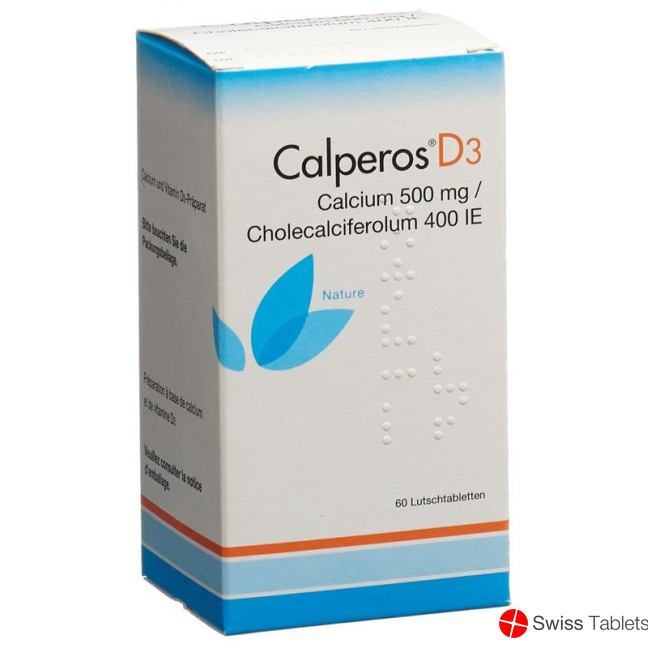 Calperos D3 Lutschtabl nature Ds 60 pcs
