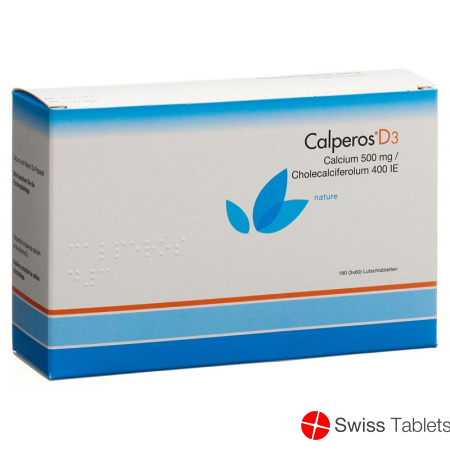 Calperos D3 Lutschtabl nature Ds 180 pcs