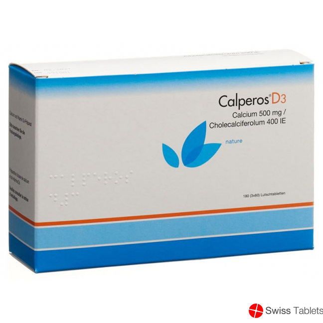 Calperos D3 Lutschtabl nature Ds 180 pcs