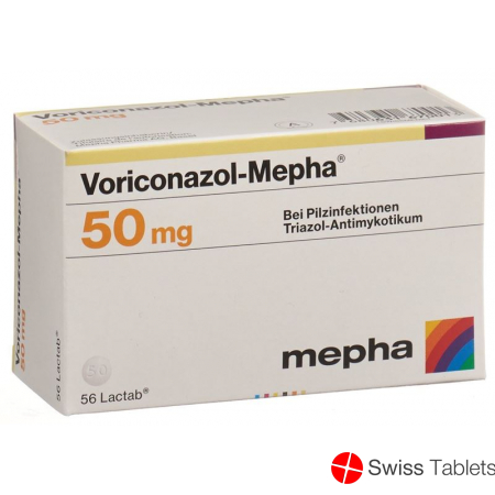 Voriconazole Mepha Lactab 50 mg 56 pcs
