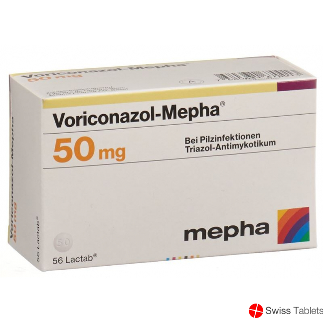 Voriconazole Mepha Lactab 50 mg 56 pcs